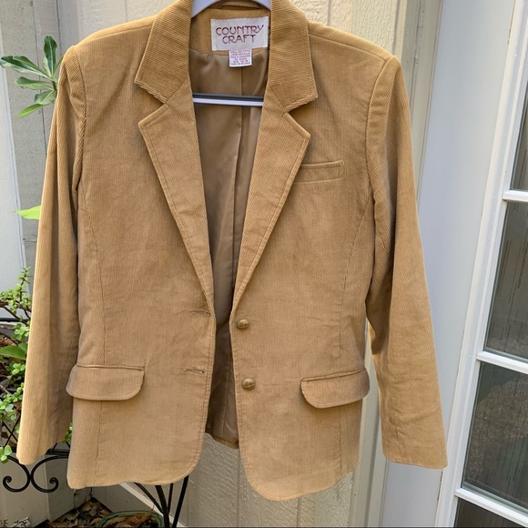 Leisure jacket by Country Craft, Tan Corduroy Size 13/14, - Picture 1 of 10